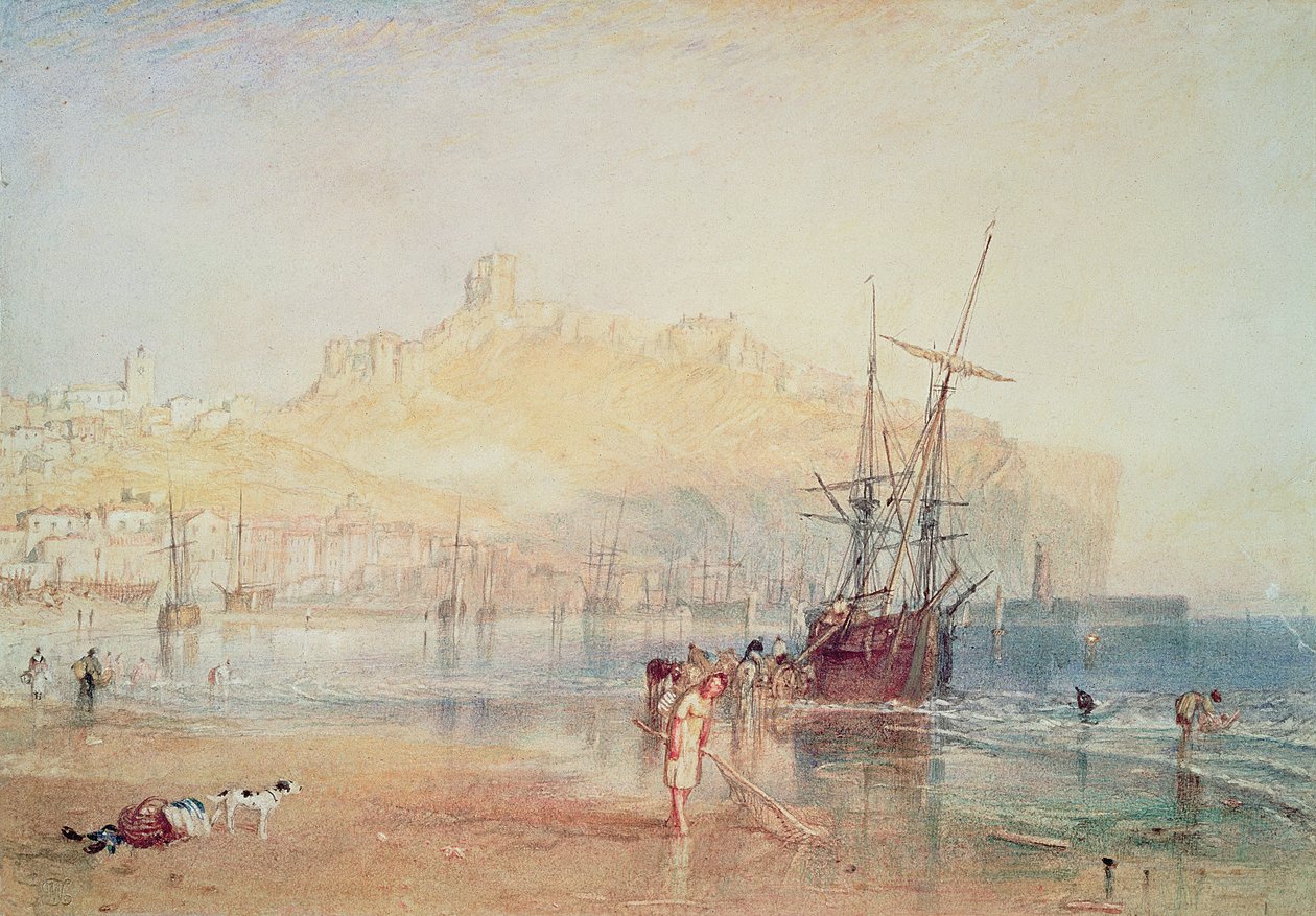 スカボロー、1825（水彩）